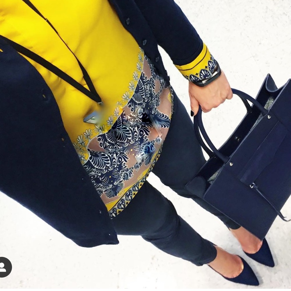 Rebecca Minkoff MAB Tote in Navy Blue